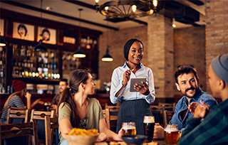 O gás encanado pode ser utilizado para aquecer o ambiente do restaurante durante os dias frios.